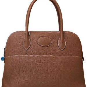 Hermes Bolide 31 Togo Leather Light Coffee