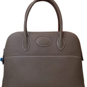 Hermes Bolide 31 Togo Leather Gray