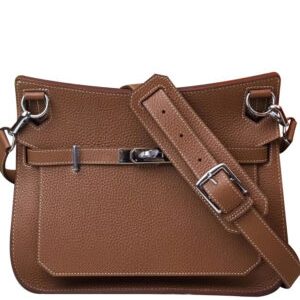 Hermes Jypsiere 28 Bag Togo Leather Light Coffee