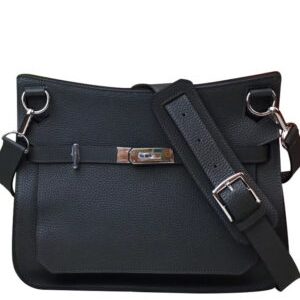 Hermes Jypsiere 28 Bag Togo Leather Black