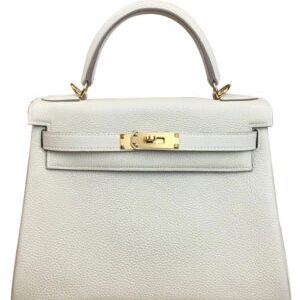 Hermes Kelly Bag 28 Togo Leather Cream