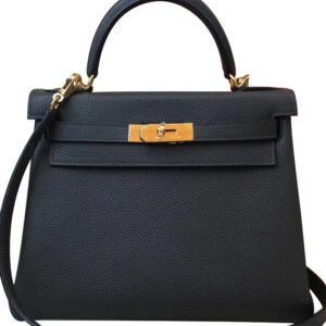 Hermes Kelly Bag 32 Togo Leather Black