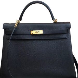 Hermes Kelly Bag 35 Togo Leather Black