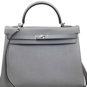 Hermes Kelly Bag 35 Togo Leather Gray