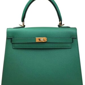 Hermes Kelly Bag 28 Epsom Leather Green