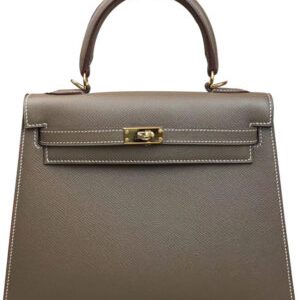 Hermes Kelly Bag 28 Epsom Leather Gray