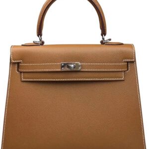 Hermes Kelly Bag 28 Epsom Leather Light Coffee
