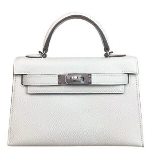 Hermes Kelly Bag 19 Epsom Leather White