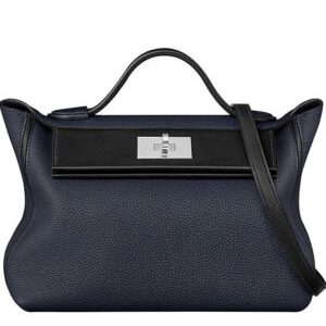 Hermes Sac 24/24 Bag Dark Blue