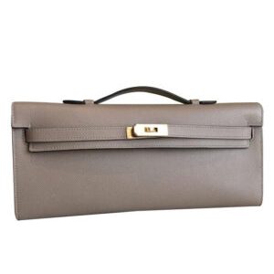 Hermes Kelly Cut Rouge H Gray