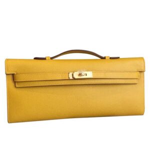 Hermes Kelly Cut Rouge H Yellow