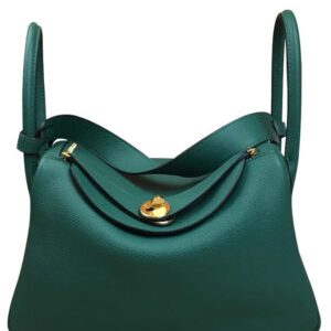 Hermes Linda Bag 30 Togo Leather Green