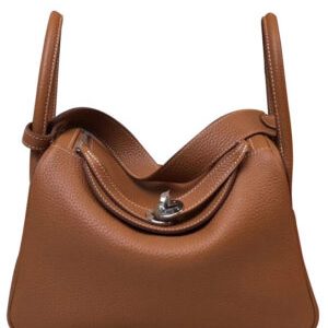 Hermes Linda Bag 26 Togo Leather Light Coffee