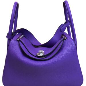 Hermes Linda Bag 26 Togo Leather Purple