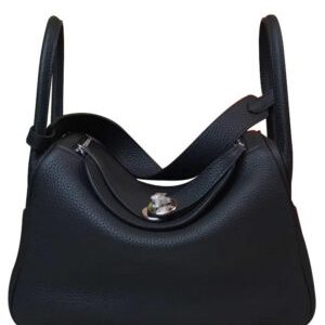 Hermes Linda Bag 26 Togo Leather Black