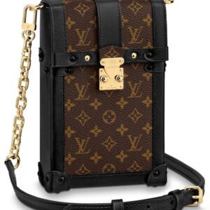 Louis Vuitton Pochette Trunk Verticale M63913 Brown