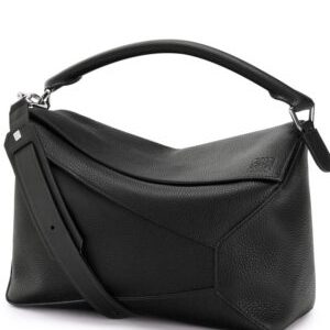 Loewe Large Puzzle Bag In Grained Calfskin