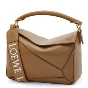 Loewe Small Puzzle Bag In Satin Calfskin