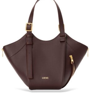 Loewe Hammock Flip Bag In Classic Calfskin