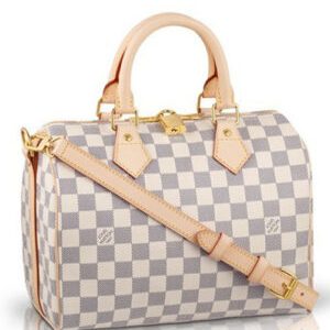Louis Vuitton Damier Speedy N41000 White