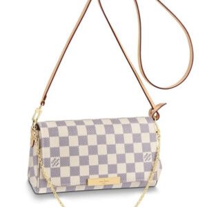 Louis Vuitton Damier Eva Clutch N41277 White