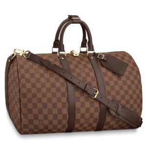 Louis Vuitton Keepall 45 With Shoulder Strap N41428 Brown