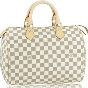 Louis Vuitton Damier Canvas Speedy N41535 White