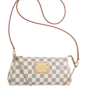 Louis Vuitton Damier Eva Clutch N55214 White