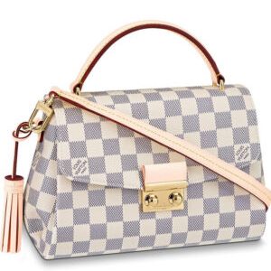 Louis Vuitton Croisette Damier Azur Canvas Bag White M41581