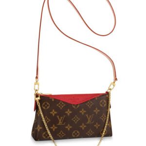 Louis Vuitton Pallas Clutch M41638 Red