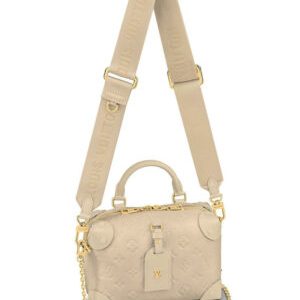 Louis Vuitton Petite Malle Souple M45393 M45394 Cream