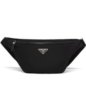 Prada Re-Nylon And Saffiano Leather Belt Bag 2VL033 Black