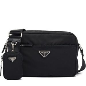Prada Re-Nylon Shoulder Bag 1BC167 Black