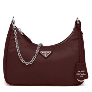 Prada Re-Edition 2005 nylon shoulder bag Mauve