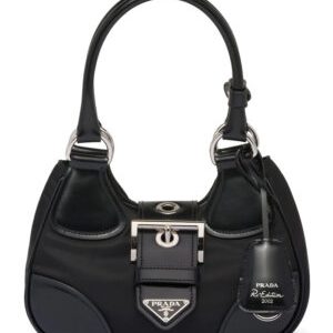 Prada Moon Re-Nylon And Leather Bag 1BA381