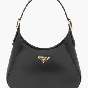 Prada Leather Shoulder Bag 1BC179 Black