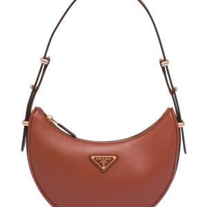 Prada Leather Shoulder Bag 1BC194 Coffee