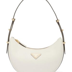 Prada Leather Shoulder Bag 1BC194 Cream