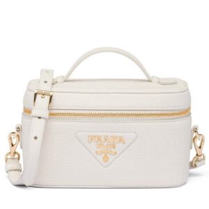 Prada Leather Mini-bag 1BH202 White