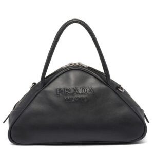 Prada Leather Prada Triangle Bag Black