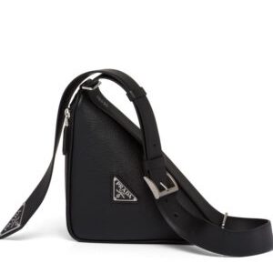 Prada Saffiano Leather Belt Bag Black