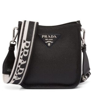Prada Leather Mini Shoulder Bag 1BH191 Black