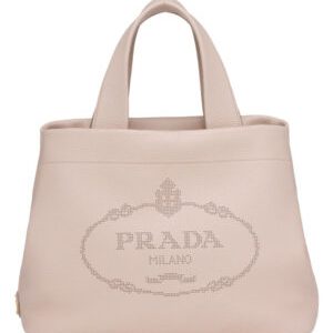 Prada Medium Leather Tote 1BG384 Pink