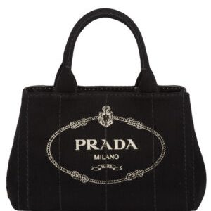 Prada Denim Tote 1BG439 Black