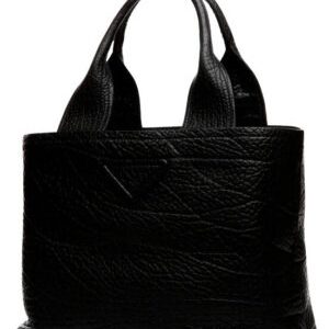 Prada Leather Shopping Bag 1BG440 Black