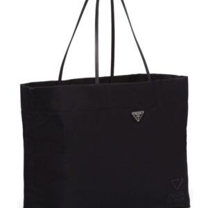 Prada Recycled Nylon Medium Tote Bag Black