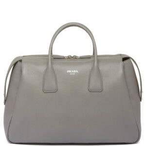 Prada Leather Travel Bag 2VC035 Gray