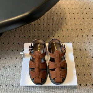 Prada Fisherman Leather Women’s Sandals