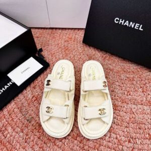 Chanel Coco Quilted Wome’s Flat Sandals