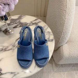 Chanel Coco Wedge Women’s Heel Sandals